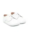 Eli1957 Leather Pre-walkers In 白色