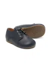 Eli1957 Leather Pre-walkers In Blue