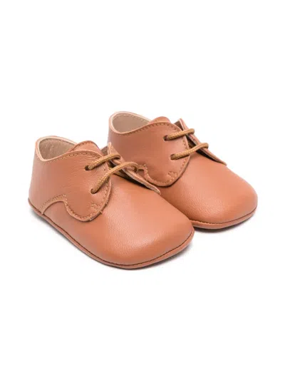 Eli1957 Babies' Leather Pre-walkers In Brown