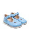 Eli1957 Leather Sandals In Blue