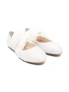 Eli1957 Lurex-detailed Ballet Flats In Silver