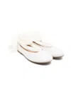 Eli1957 Lurex-embellished Ballet Flats In White