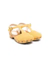 Eli1957 Stud-detail Leather Sandals In Yellow