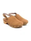 Eli1957 Suede Slippers In Brown