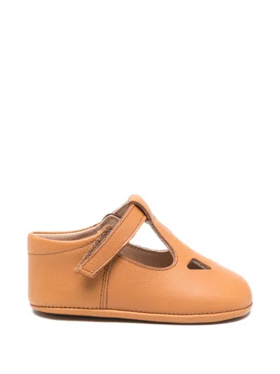 Eli1957 Babies' Touch-strap-fastening Pre-walkers In Brown