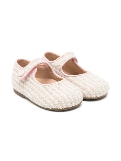 Eli1957 Tweed Ballet Flats In 中性色