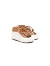 Eli1957 Two-tone Lace-up Boots In Neutrals