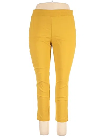 Pre-owned Eliane Rose Jeggings In Yellow