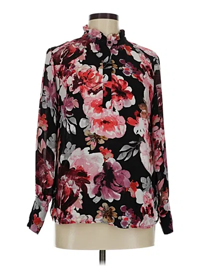 Pre-owned Eliane Rose Long Sleeve Blouse In Black