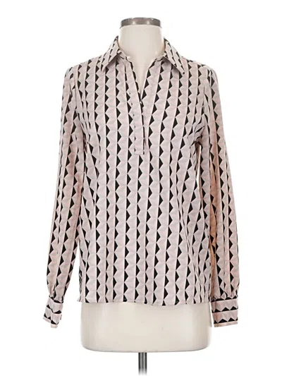 Pre-owned Eliane Rose Long Sleeve Blouse In White
