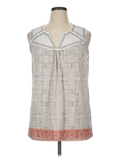 Pre-owned Eliane Rose Sleeveless Blouse In Gray