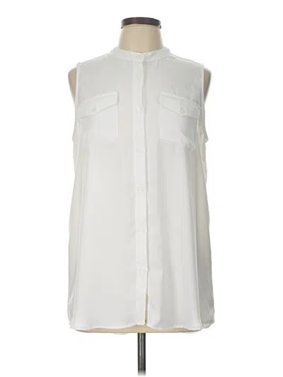 Pre-owned Eliane Rose Sleeveless Blouse In Ivory