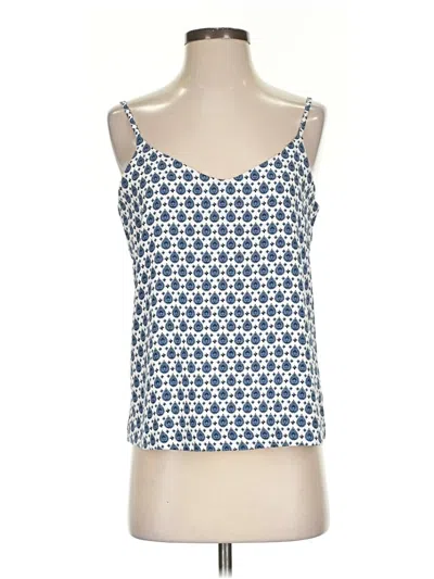 Pre-owned Eliane Rose Tank Top Blue Strapless Neckline Tops