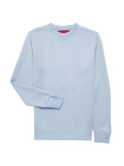 Elie Balleh Kids' Boy's Crewneck Sweater In Baby Blue