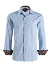 Elie Balleh Kids' Boy's Slim Fit Button Down Shirt In Baby Blue