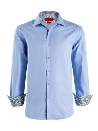 Elie Balleh Kids' Boy's Slim Fit Button Down Shirt In Blue