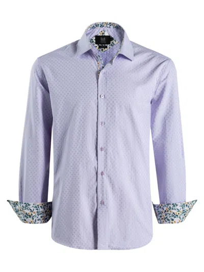Elie Balleh Kids' Boy's Slim Fit Button Down Shirt In Lavender