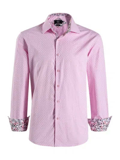Elie Balleh Kids' Boy's Slim Fit Button Down Shirt In Pink