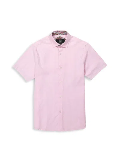 Elie Balleh Kids' Little Boy's Fine Paisley Shirt In Pink
