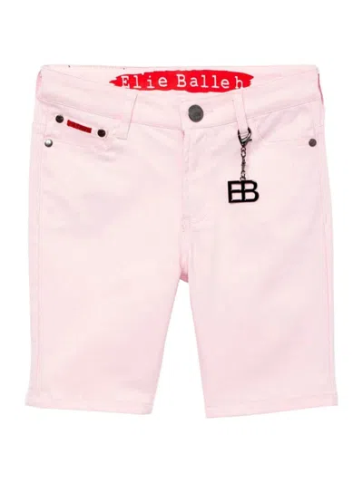 Elie Balleh Men's Denim Shorts In Pink