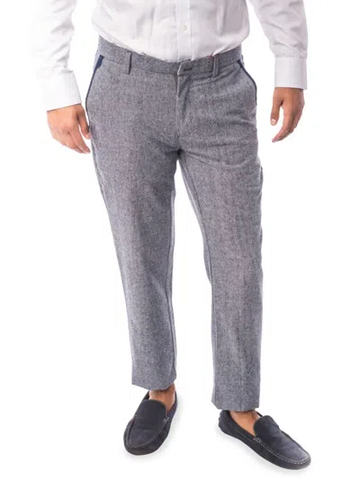 Elie Balleh Men's Heathered Pants In Navy