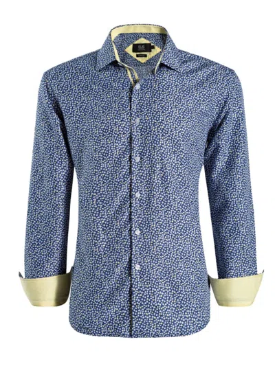 Elie Balleh Men's Slim Fit Floral Shirt In Navy