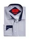 Elie Balleh Men's Slim Fit Honeycomb Dress Shirt In White
