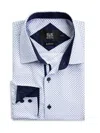 ELIE BALLEH MEN'S SLIM FIT MICRO DITSY PRINT SHIRT