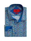 Elie Balleh Men's Slim Fit Paisley Print Shirt In Blue