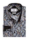 Elie Balleh Men's Slim Fit Paisley Sport Shirt In Black