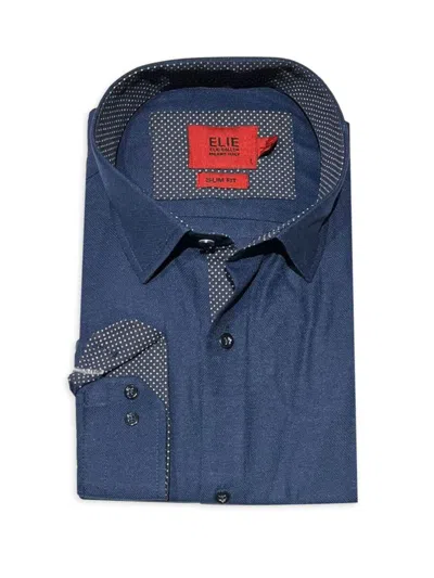 Elie Balleh Men's Slim Fit Sport Shirt In Navy