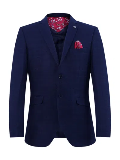 Elie Balleh Men's Slim Fit Textured Sportcoat In Black