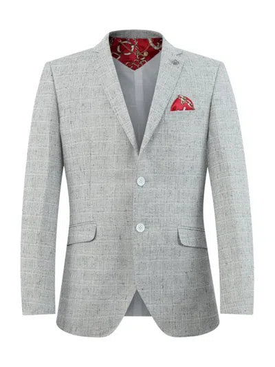 Elie Balleh Men's Slim Fit Textured Sportcoat In Grey