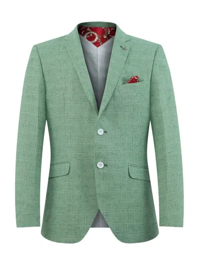 Elie Balleh Men's Slim Fit Textured Sportcoat In Olive