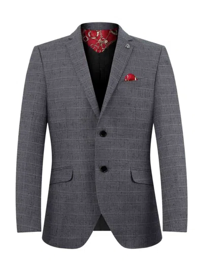 Elie Balleh Men's Slim Fit Textured Sportcoat In Silver