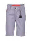 Elie Balleh Men's Solid Twill Chino Shorts In Grey