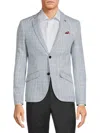 Elie Balleh Men's Textured Single Breasted Blazer In Blue