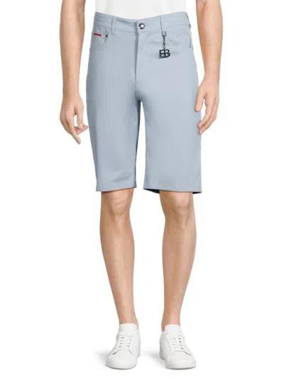 Elie Balleh Men's Twill Shorts In Baby Blue