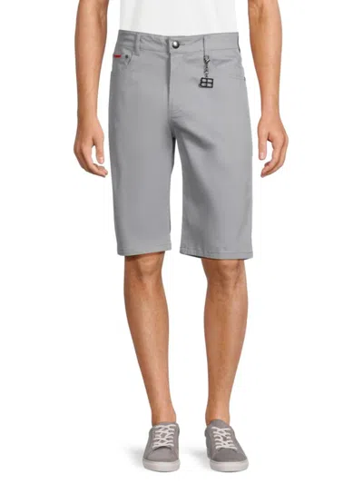 Elie Balleh Men's Twill Shorts In Grey