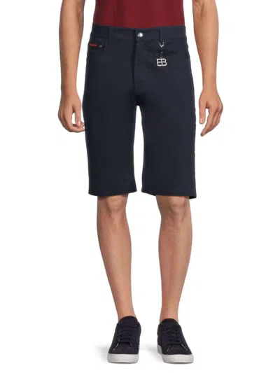 Elie Balleh Men's Twill Shorts In Navy