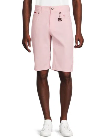 Elie Balleh Men's Twill Shorts In Pink