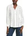 Elie Tahari Elie By  Eyelet Shirt