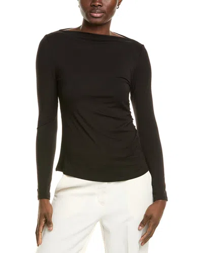 Elie By Elie Tahari Slash Neck Top