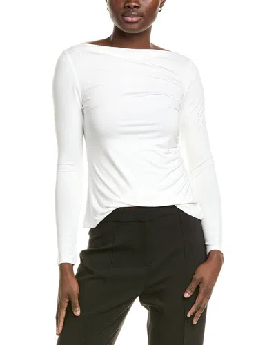Elie By Elie Tahari Slash Neck Top