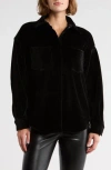 Elie Elie Tahari Corduroy Shirt Jacket In Black