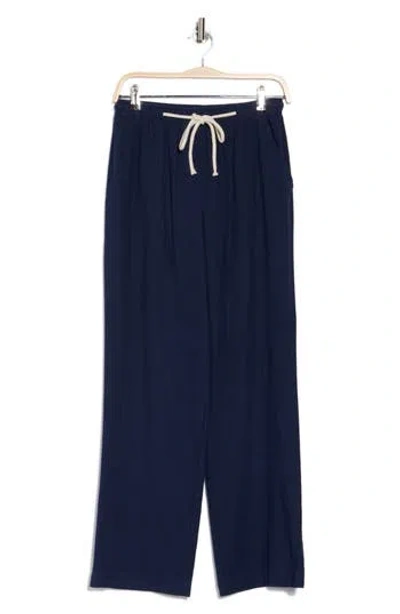 Elie Elie Tahari Drawstring Linen Blend Pants