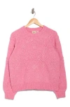 Elie Elie Tahari Floral Embroidered Crewneck Sweater