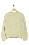 Elie Elie Tahari Floral Embroidered Crewneck Sweater In Green