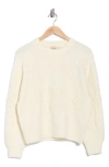 Elie Elie Tahari Floral Embroidered Crewneck Sweater In White