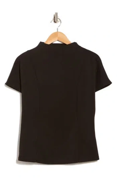 Elie Elie Tahari Mock Neck Dolman Sleeve Top